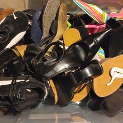 Big Tote Of Women's Shoes