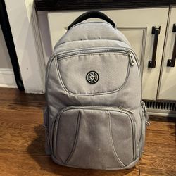Grey Diaper Backpack 