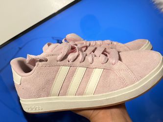 Pink adidas shoes