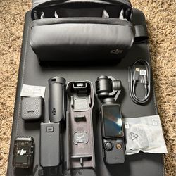 DJI Osmo Pocket 3 Creator Combo Kit with Mic, Tripod, SD Card, Filter Kit, Case