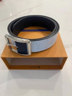 Louis Vutton Men’s White Canvas Belt