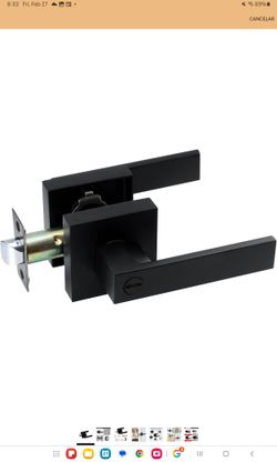 Square door lock with 2 keys (44)