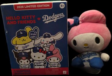 My Melody Dodgers Hello kitty and friends 2026 bag charm hanger stadium giveaway