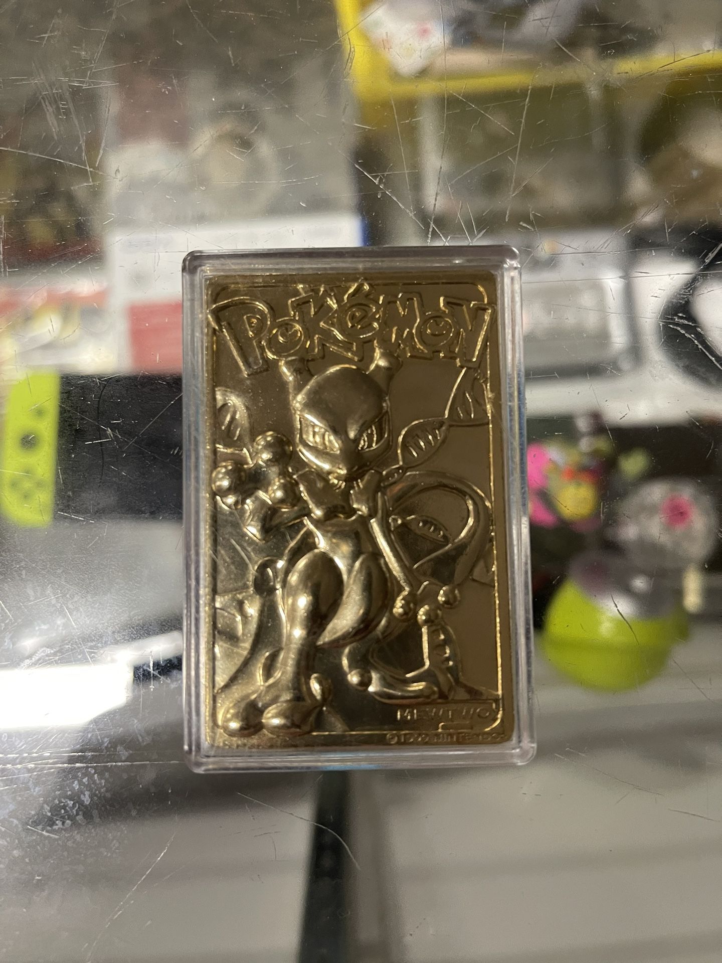 gold plated pokemon card mewtwo Vstar 086/078 - Go New pin series Gold Plated Mewtwo Card Pin