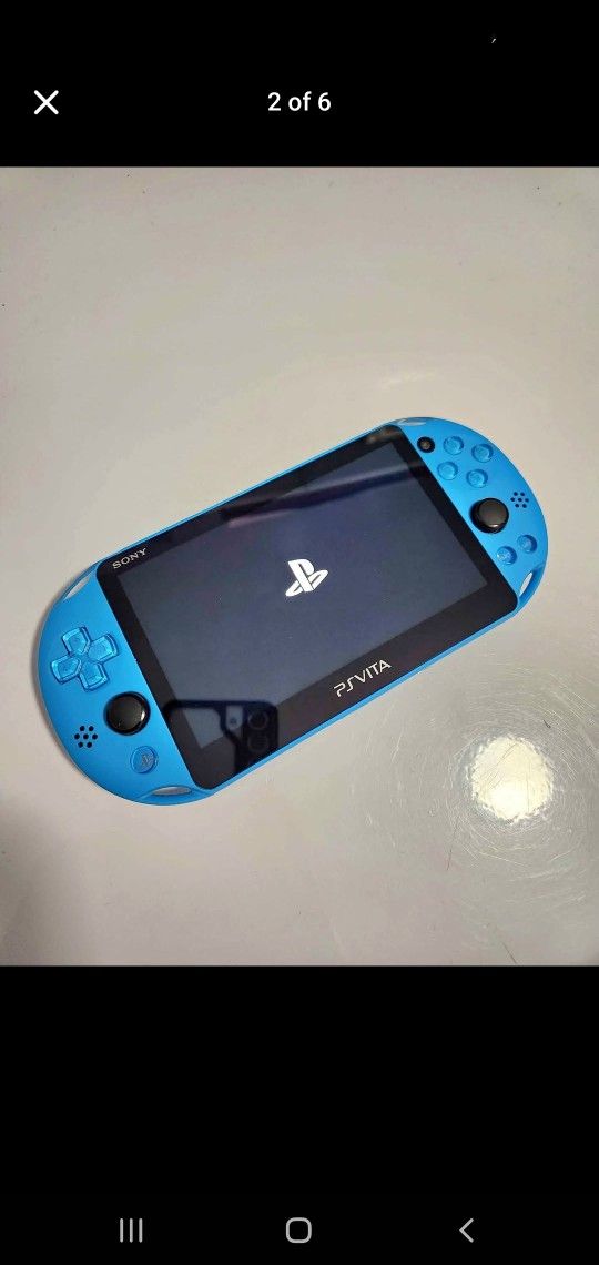 PS Vita 2000 Sky Blue Modded (Japan)