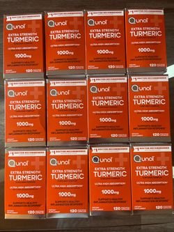 BULK WHOLESALE: Qunol Extra Strength Turmeric 1000mg (120 Caps)