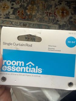 Room Essentials Single Curtain Rod 48–84"