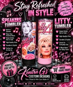 Dolly Speaker Tumbler