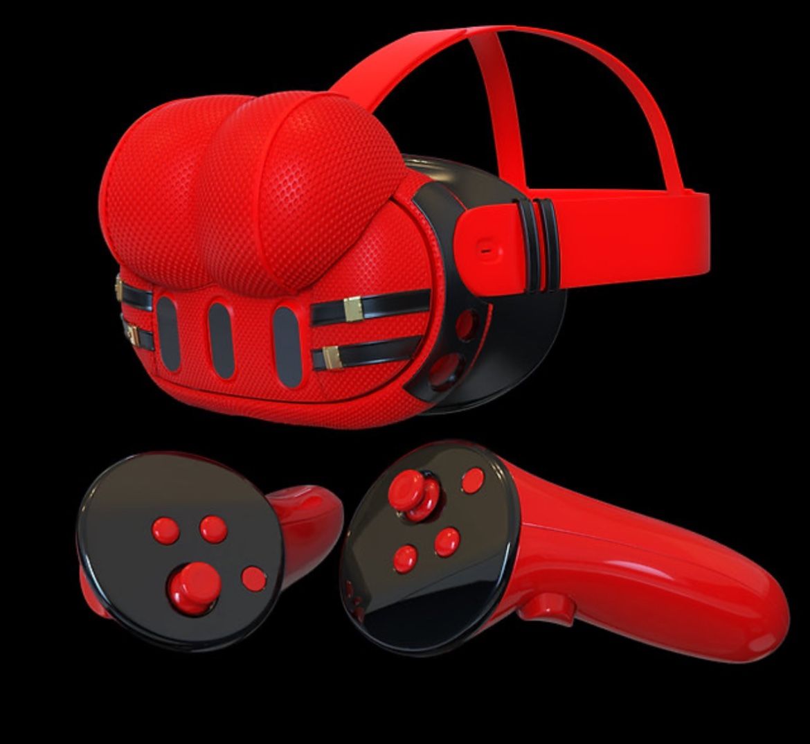 Deadpool Inspired Meta Quest 3 Skin Cover