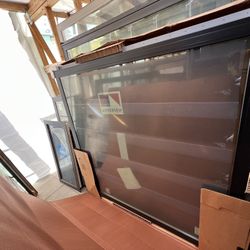 Black Picture Glass Window 71x71