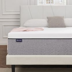 14 inch Gel Memory Foam Mattress, Queen (60” x 80”)