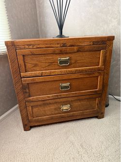 Solid Oak Chest