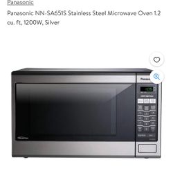 Panasonic Stainless Steel Microwave! 