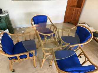 Rattan Living Room and Dining Set