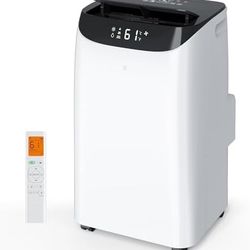 Inverter 16000BTU Portable Air Conditioner With Remote, Portable AC , Cooling, Dehumidify & Fan