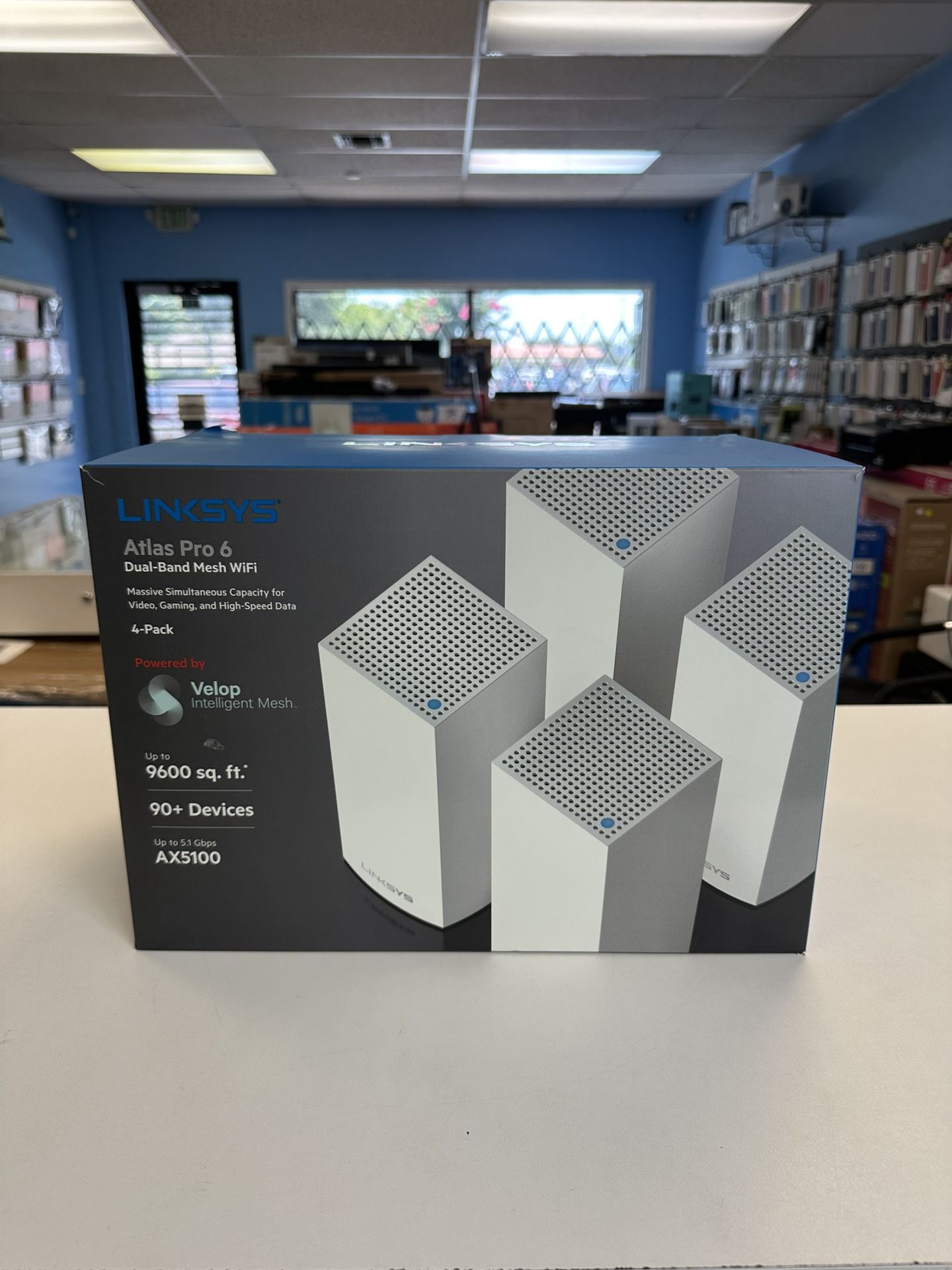 Linksys Atlas Pro 6 WiFi 6 Dual-Band Mesh System AX5100 4-Pack NEW SEALED