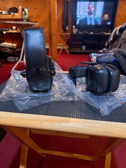 Black Ear Muff Hearing Protection – 2 Pack
