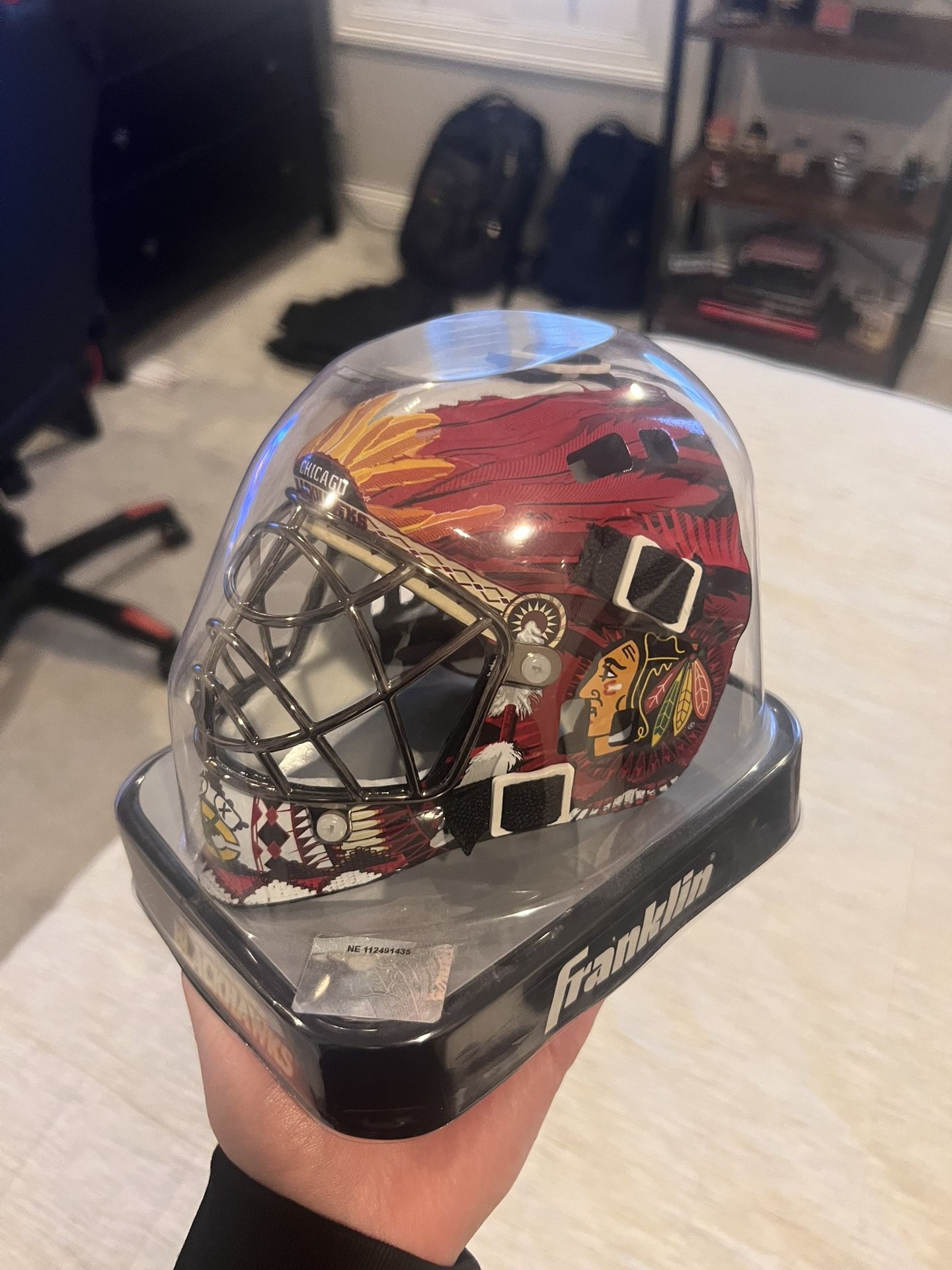 Blackhawks Mini Helmet