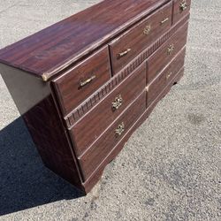 🎁CHERRY WOOD COLOR DRESSER/7 DRAWER🎁
