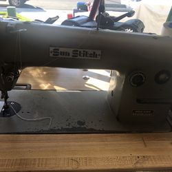 Sunstich Single Needle Sewing Machine 