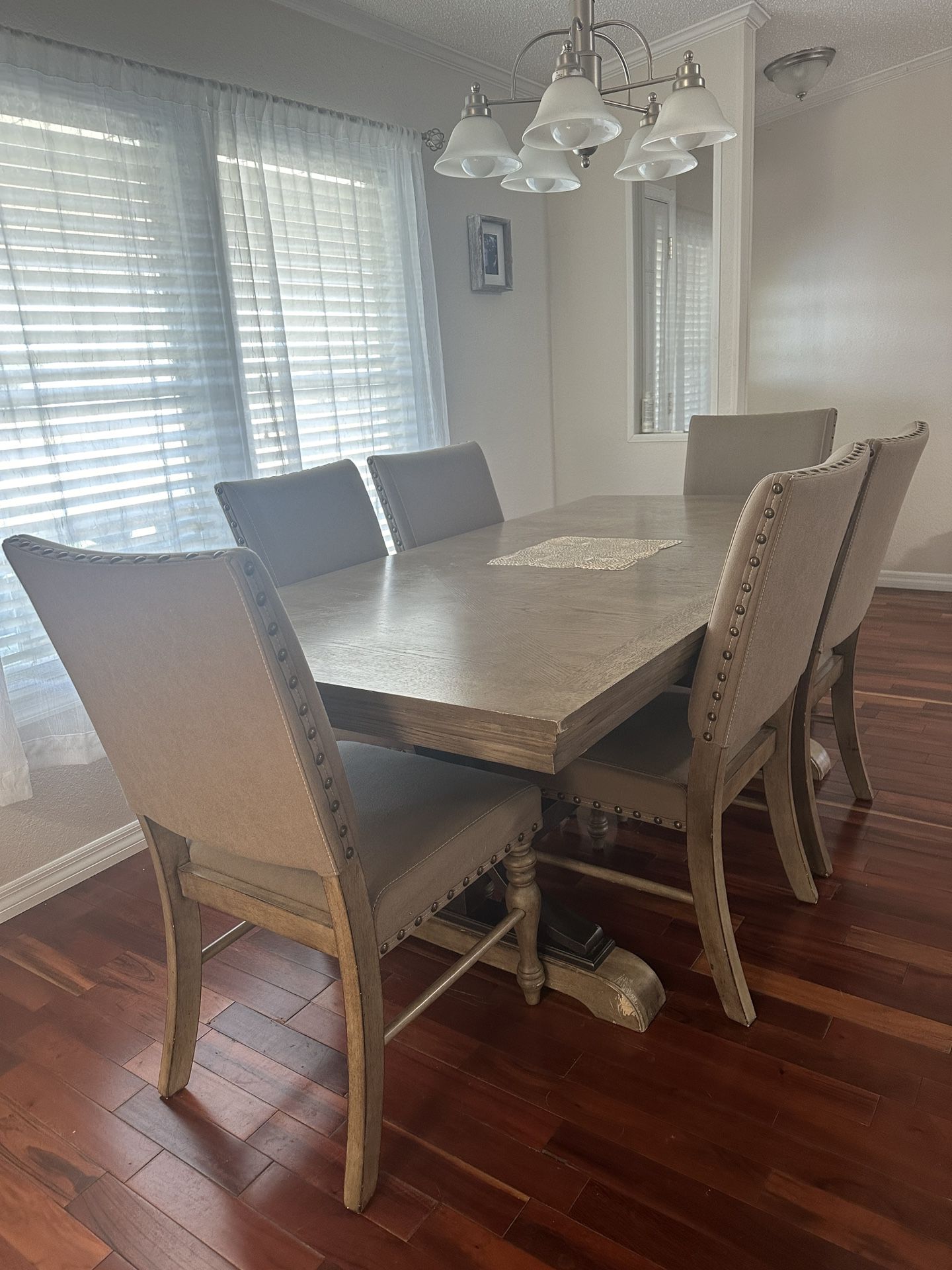 Dining Room Table and Server (Rooms To Go) 