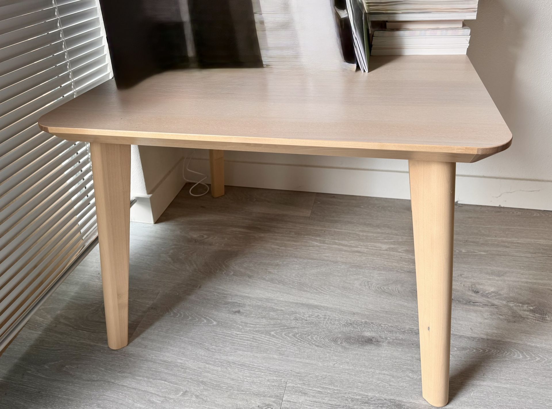 IKEA high-end wooden set of dining table & coffee table & 2x side tables set - LISABO series