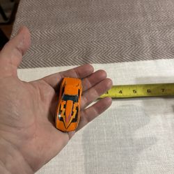 Vintage 1975 Hot Wheels Corvette Stingray Orange W Flames Die Cast 