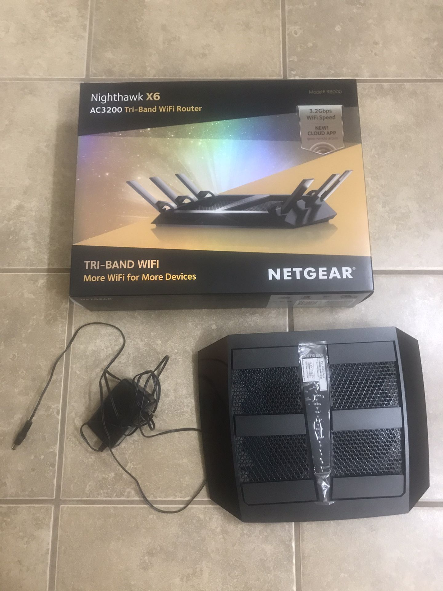 Netgear Night Hawk x6 AC3200 Tri-band Router