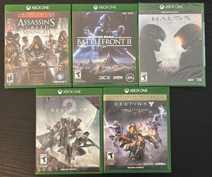 Xbox One Game Bundle - Halo 5, Destiny 2, Star Wars Battlefront, Assassin’s Creed