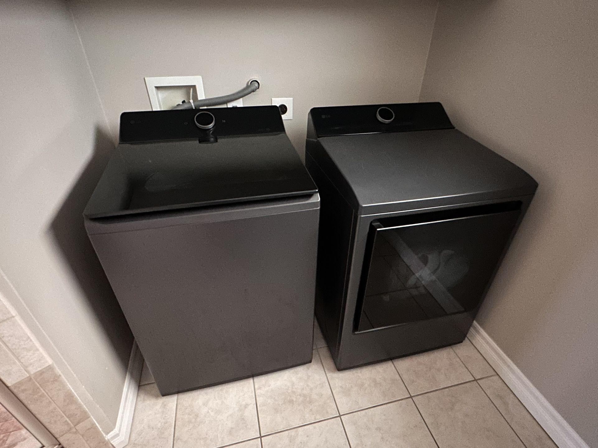 LG Top-Load Washing Machine & LG Electric Dryer