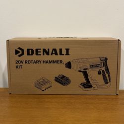 Denali 20V Rotary Hammer Kit with Battery and Charger **Brand New**