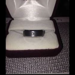 Helzberg Mens Tungsten Ring Size 9.5