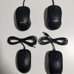 Set Of 4 Wired Mouse