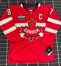 RARE NHL Sidney Crosby Team Canada 4 Nations Hockey Jersey