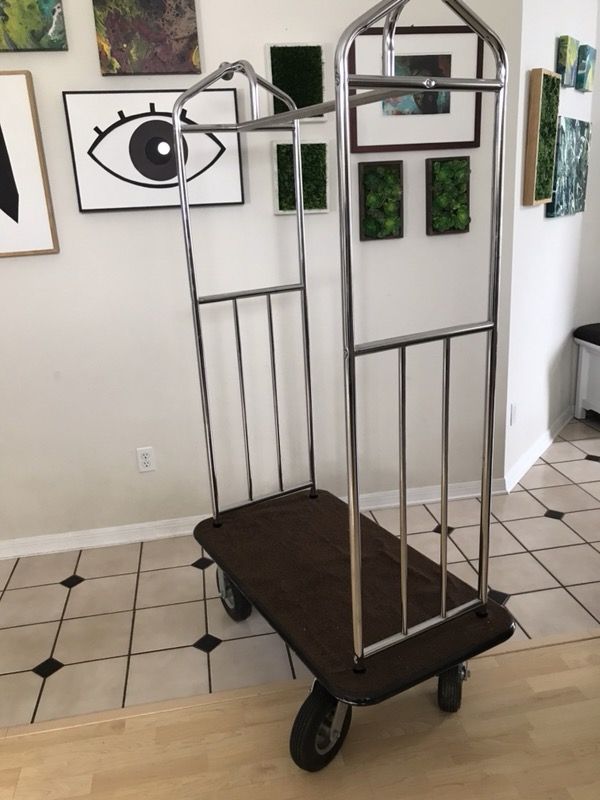 Hotel Luggage Cart Bellman Cart commercial heavy duty