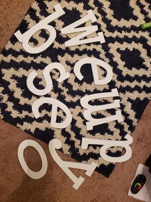 Photo Hobby Lobby Letters, used once. $1EA or all for $5. 95th Ave & Olive