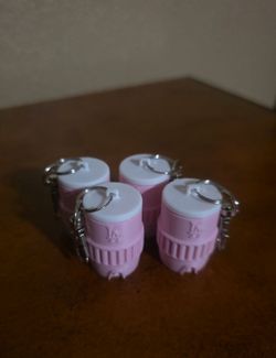 LA Dodgers Miniature Water Jug Keychain (Price Is for 3)