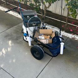 Fishing Cart, Supplies, Rod, Tackle Box, Et 