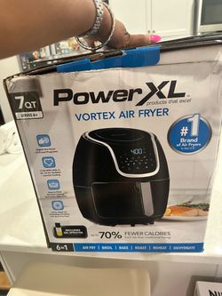 Power XL Air fryer, black, model:7QT (excellent  working  condition)