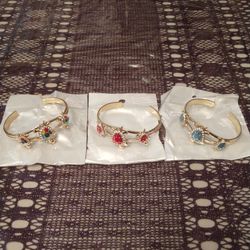 Gold plated turtle bracelets