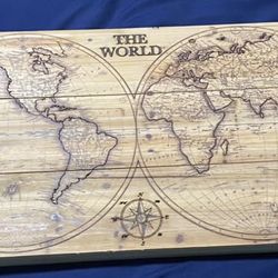 Wooden map