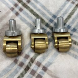 Grand Piano Set Of Brass Casters New
