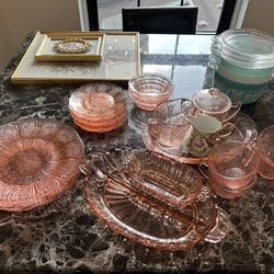 Cherry Blossom Depression Glass
