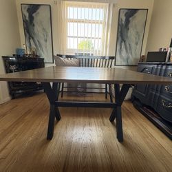 Dining Table Or Console Table With Drop Leaf