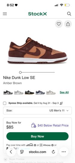 Nike Dunk Low SE; Size 11