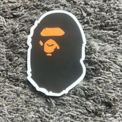 A Bathing Ape Ape Head Sticker