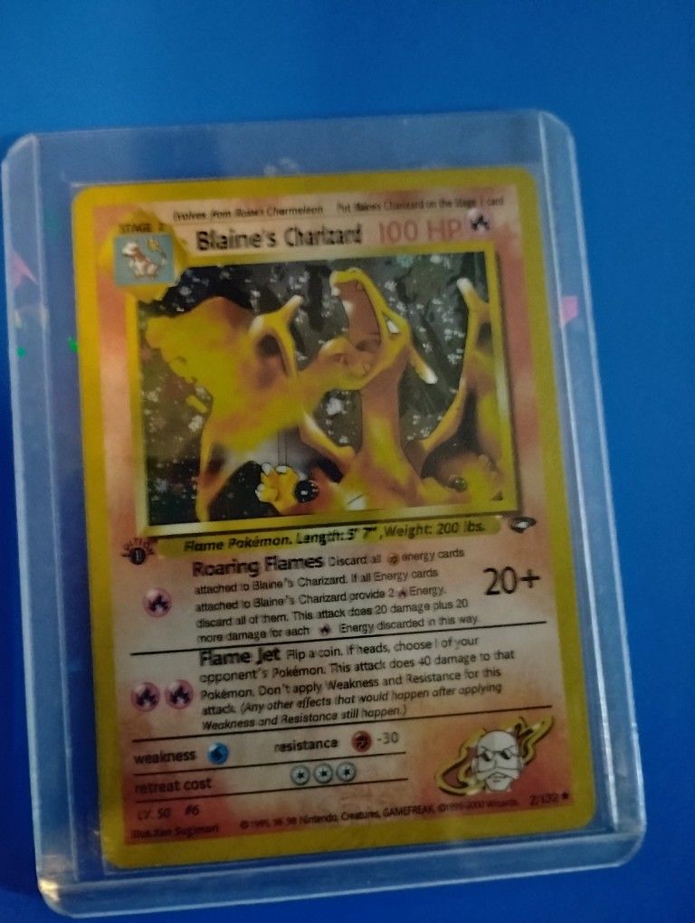 Blaine's First Edition Charizard