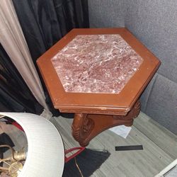 2 Heavy Detail Marble Tables