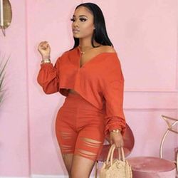 Beautiful Orange 2 Piece