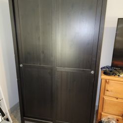 Brown Stand Alone Closet 
